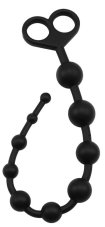 Silicone Beads - Black Mont Beads 30 x 2.4 cm - gb28183
