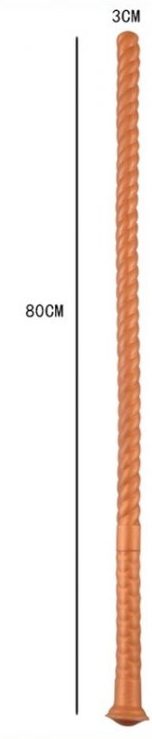 Long Twist Dildo 80 x 2,5 cm - gb31235