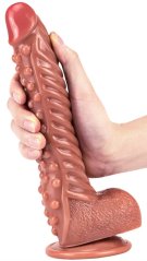 Ribby Dildo 22 x 5 cm Brown - gb33394