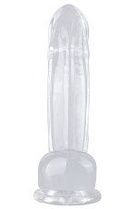 Transparent dildo Kolk M 14 x 4,5 cm - gb27810