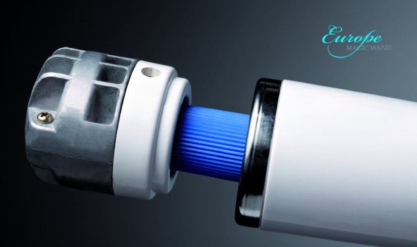 Vibrační hlavice Europe Magic Wand - odkrytá kovová hlava