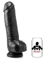 Černé dildo - Super Don (24 x 7 cm)