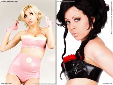 Latexová podprsenka s řasením Latexová podprsenka s řasením