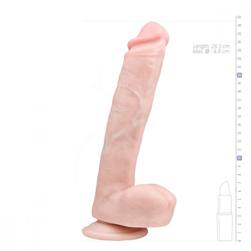 Flesh-colored dildo 21 x 4.8 cm
