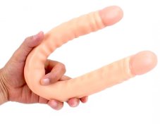 Double dildo Cox 45 x 4,5 cm - gb23443