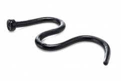 Černé hloubkové dildo - Naja Spitting (85 x 2,5 cm)