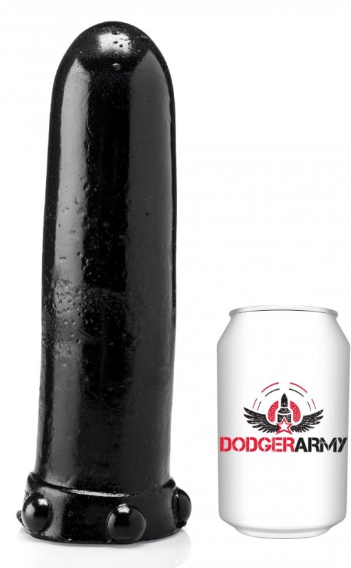 Černé dildo - Listic (23 x 6,5 cm)