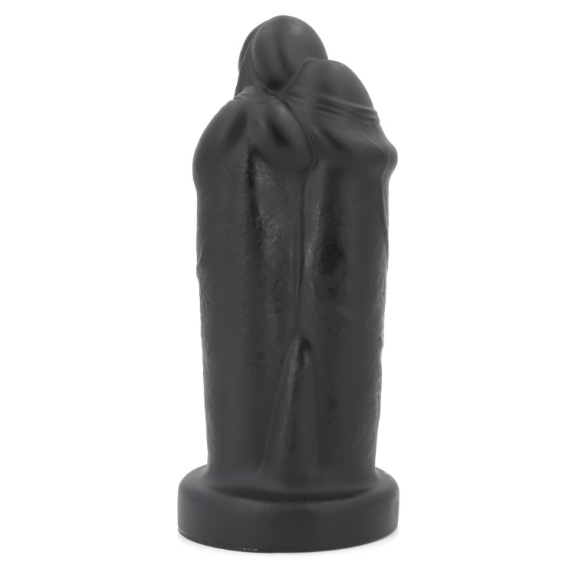 Dreicock Dildo 19 x 8,5 cm Black - gb47763