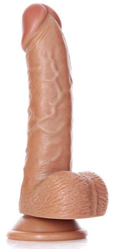 RealRock Curved Dildo Balls 12,5 x 3,6 cm Latino - gb44875