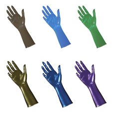 Latexové rukavice UniqDsn (typ 2) - špeciálne farby