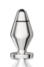 Metal anal plug for electrosex - Giant John XXL - extreme size