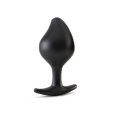 Silicone anal plug for electrosex - size S, vibrating