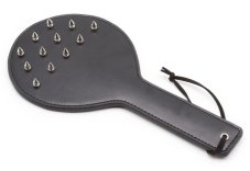 Round paddle with metal spikes - 30 x 15 cm