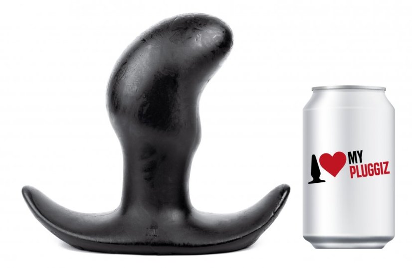 Černý anální kolík - Ticklass (14 x 6,2 cm)