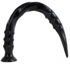 Dildo Pointed Twist M 50 x 4 cm Black - gb30006