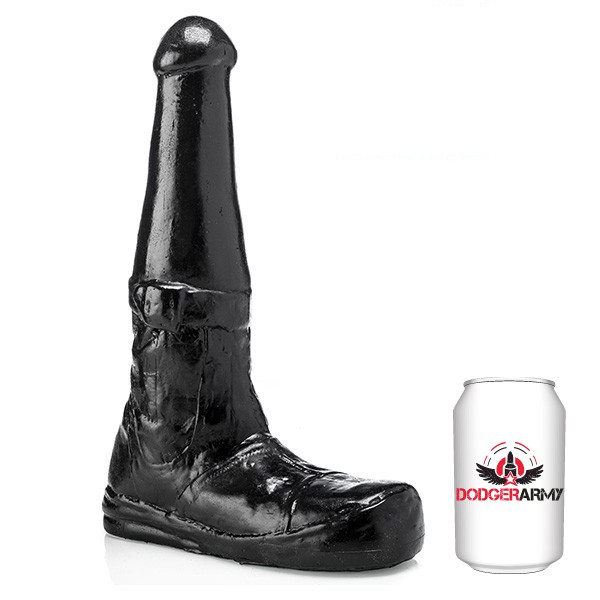 Černé dildo - Boots (26 x 8,5 cm) - gb20561
