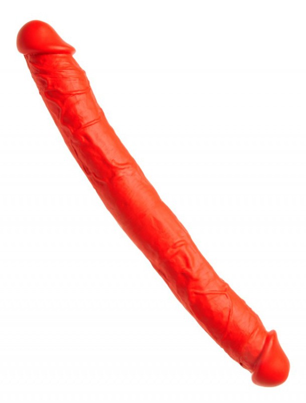 Double Stretch dildo N33 (42 x 5 cm) red - gb22965