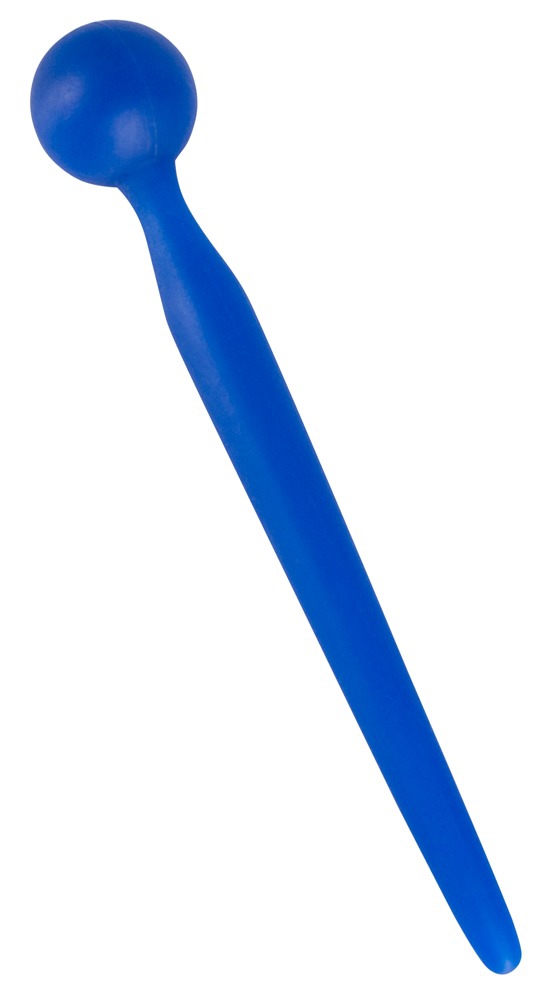Silikonová zátka do močové trubice - modrá (8 mm) - gb37935