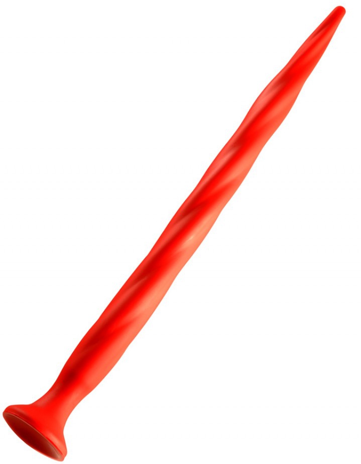 Long Stretch Worm Dildo N°3 (48 x 3,7 cm) Red - gb36527