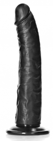 Slim Dildo RealRock 20 x 4,6 cm Black - gb44400