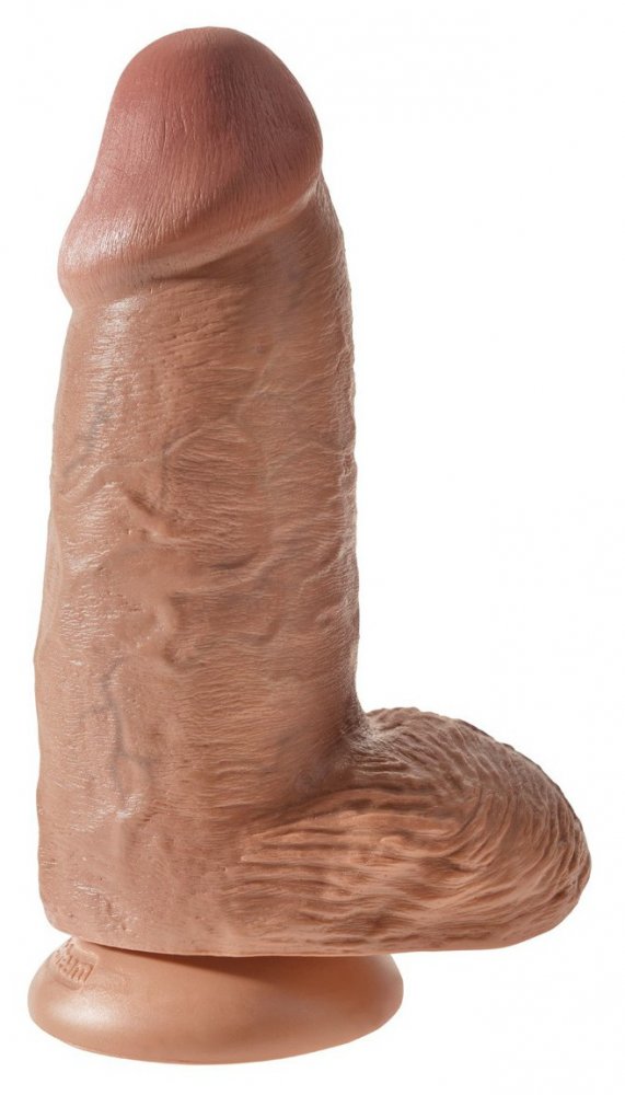 Dildo Chubby king Cock 18 x 7,6 cm Beur - gb26107