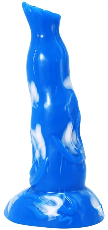 Dildo Lupkal 19 x 5,5 cm Blue-White - gb33553