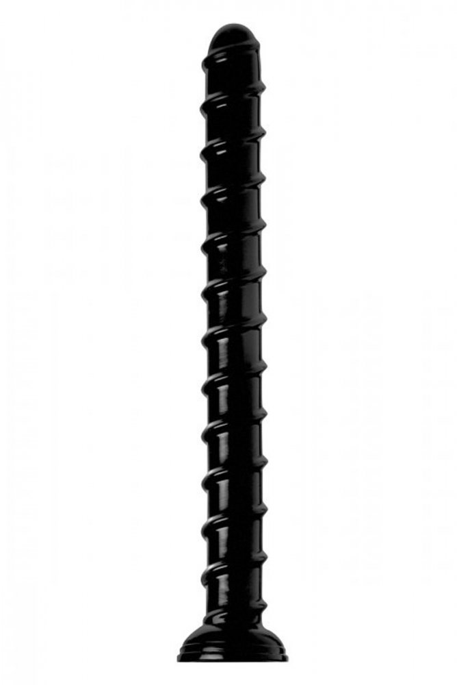 Černé dildo - Swirl Hose Snake (45 x 5 cm) - gb17953