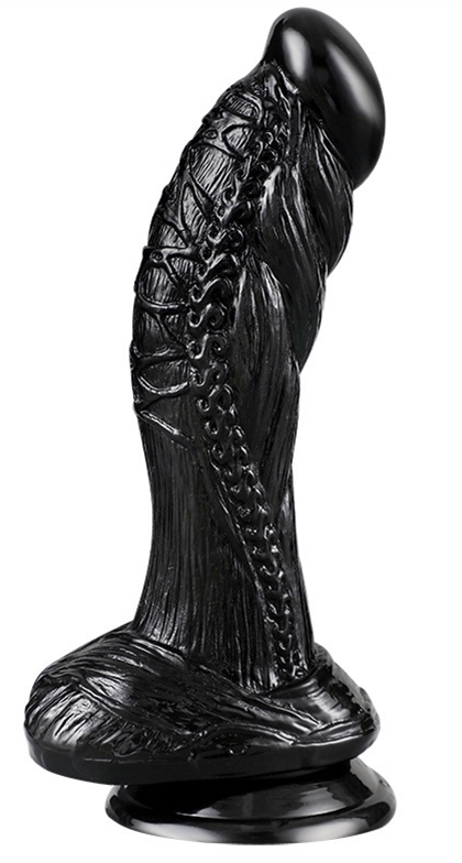 Dildo Monster Seemus 15 x 4,5 cm Black - gb27011